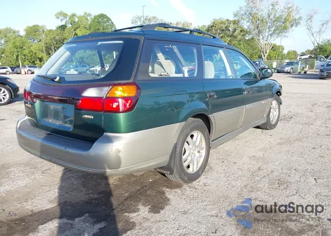 2002 Subaru Outback z USA, uszkodzony, nr VIN 4S3BH675427663779